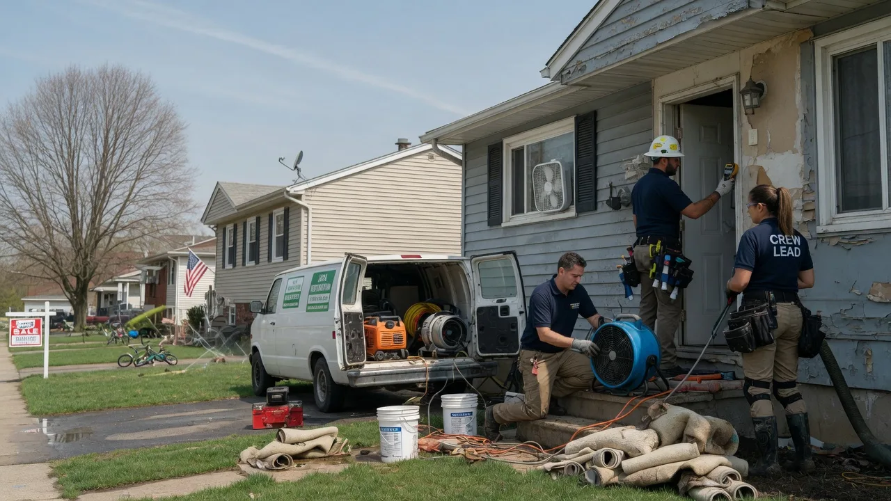 Flood Cleanup in Steamboat Rock, IA near me