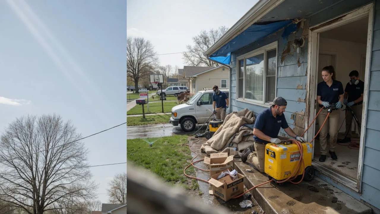 Basement Flood Cleanup in Steamboat Rock, IA near me